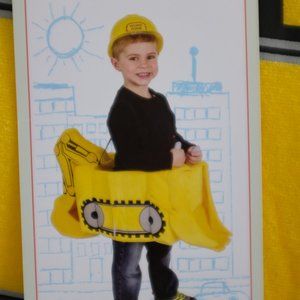 I Want To Be Excavator Toddler Costume, 4T
